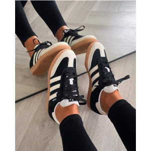 Adidas Samba Black Cream