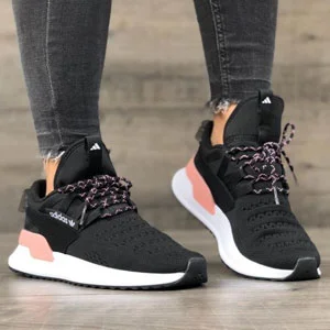 Adidas Upac Negro Suela Blanco Rosado