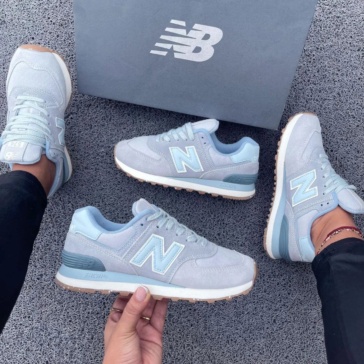 New Balance Life Style 574 Light Blue